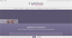 Desktop Screenshot of lightfoots.co.uk